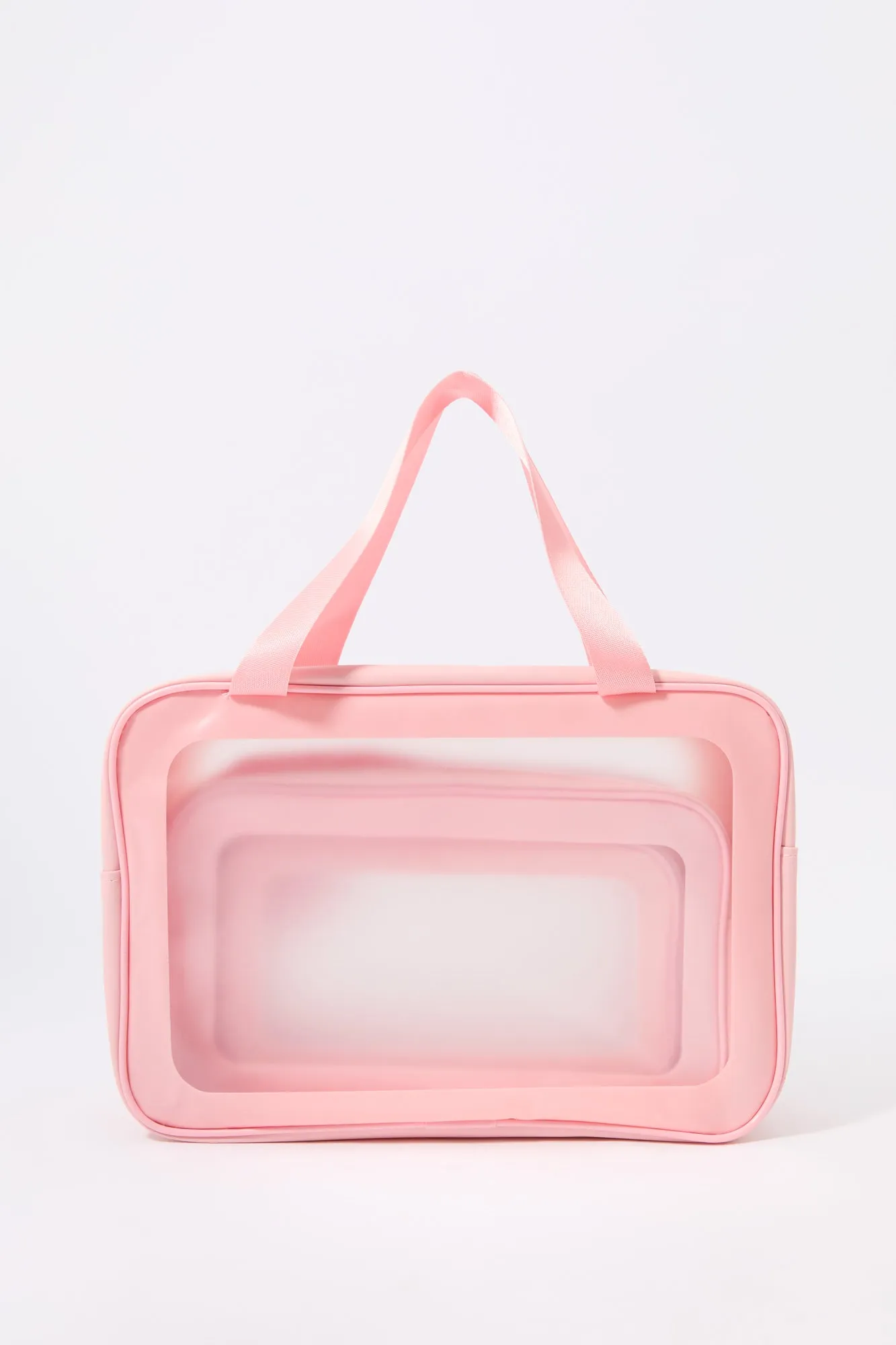 Clear Makeup Bag Set (3 Pcs) sold by Urban Planet product image thumbnail 2