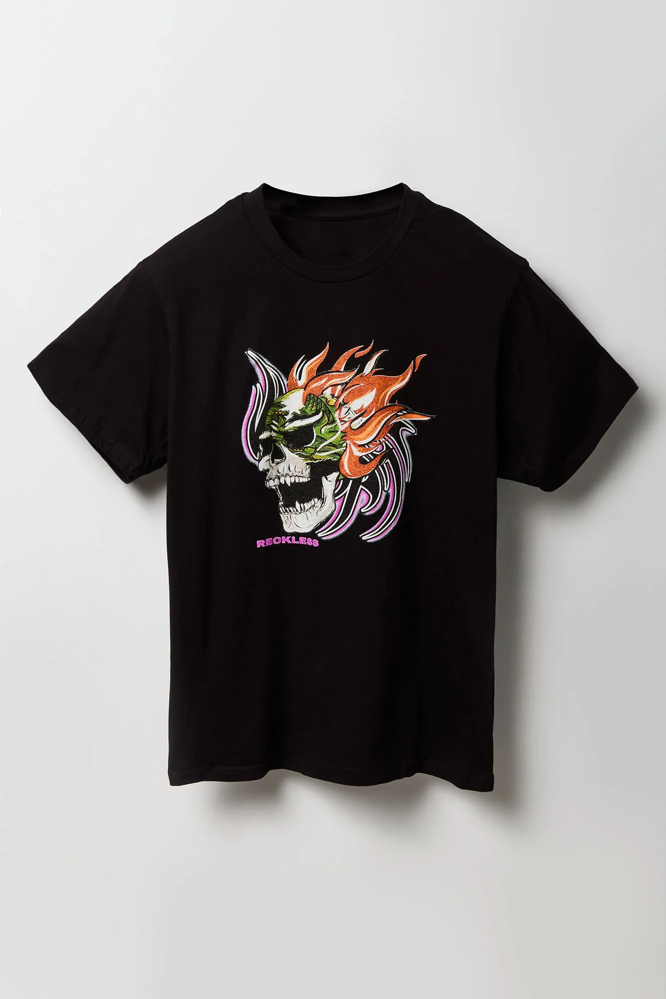 Reckless Sparkly Graphic T-Shirt sold by Urban Planet