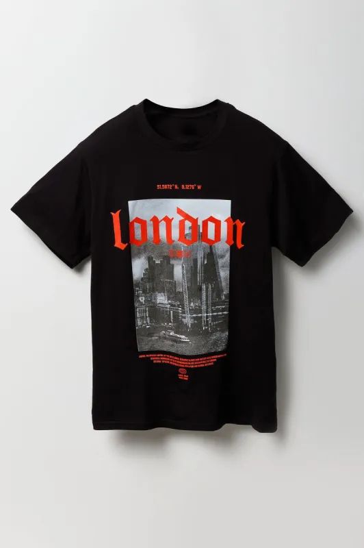 T-shirt à imprimé London made by Urban Planet