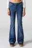 Dark Wash Low Rise Flare Jean sold by Urban Planet