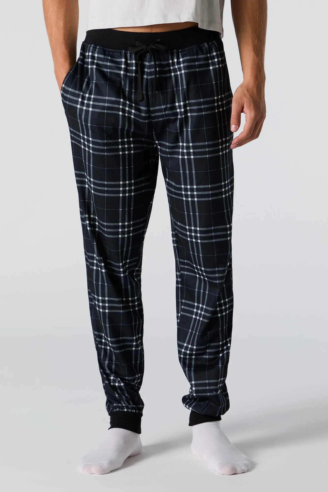 Plaid Pajama Jogger sold by Urban Planet product image thumbnail 4