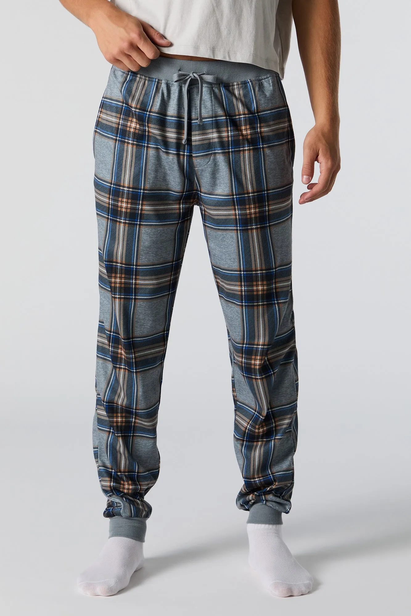 Plaid Pajama Jogger sold by Urban Planet