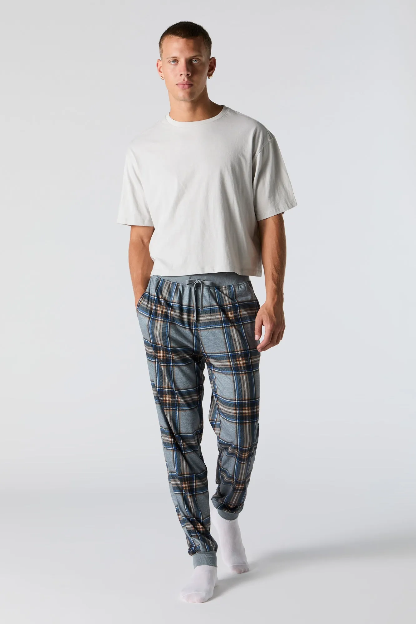 Plaid Pajama Jogger sold by Urban Planet product image thumbnail 2