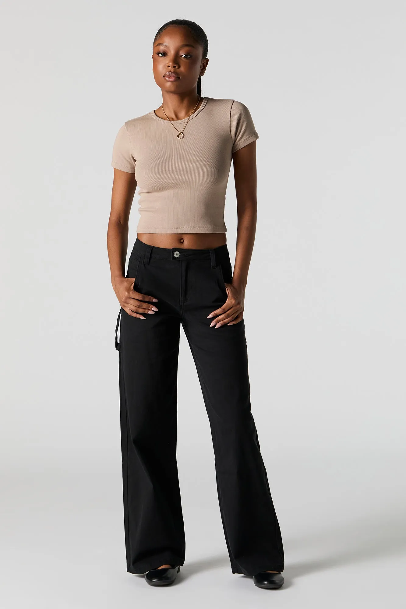 Wide Leg Carpenter Pant sold by Urban Planet product image thumbnail 4