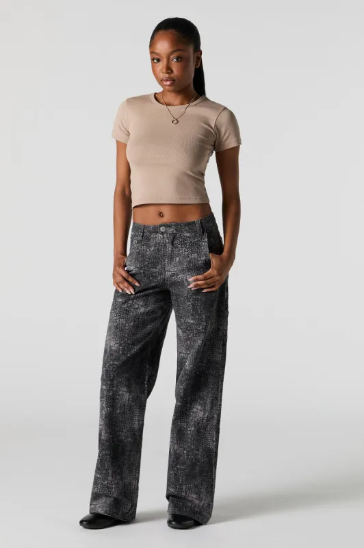 Pantalon de menuisier à jambe large sold by Urban Planet