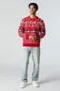 Chandail de Noël en tricot jacquard à imprimé Bonhomme de neige pingouin sold by Urban Planet