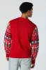 Chandail de Noël en tricot jacquard à imprimé Bonhomme de neige pingouin sold by Urban Planet