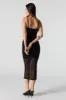 Rhinestone Mesh Bustier Midi Dress sold by Urban Planet
