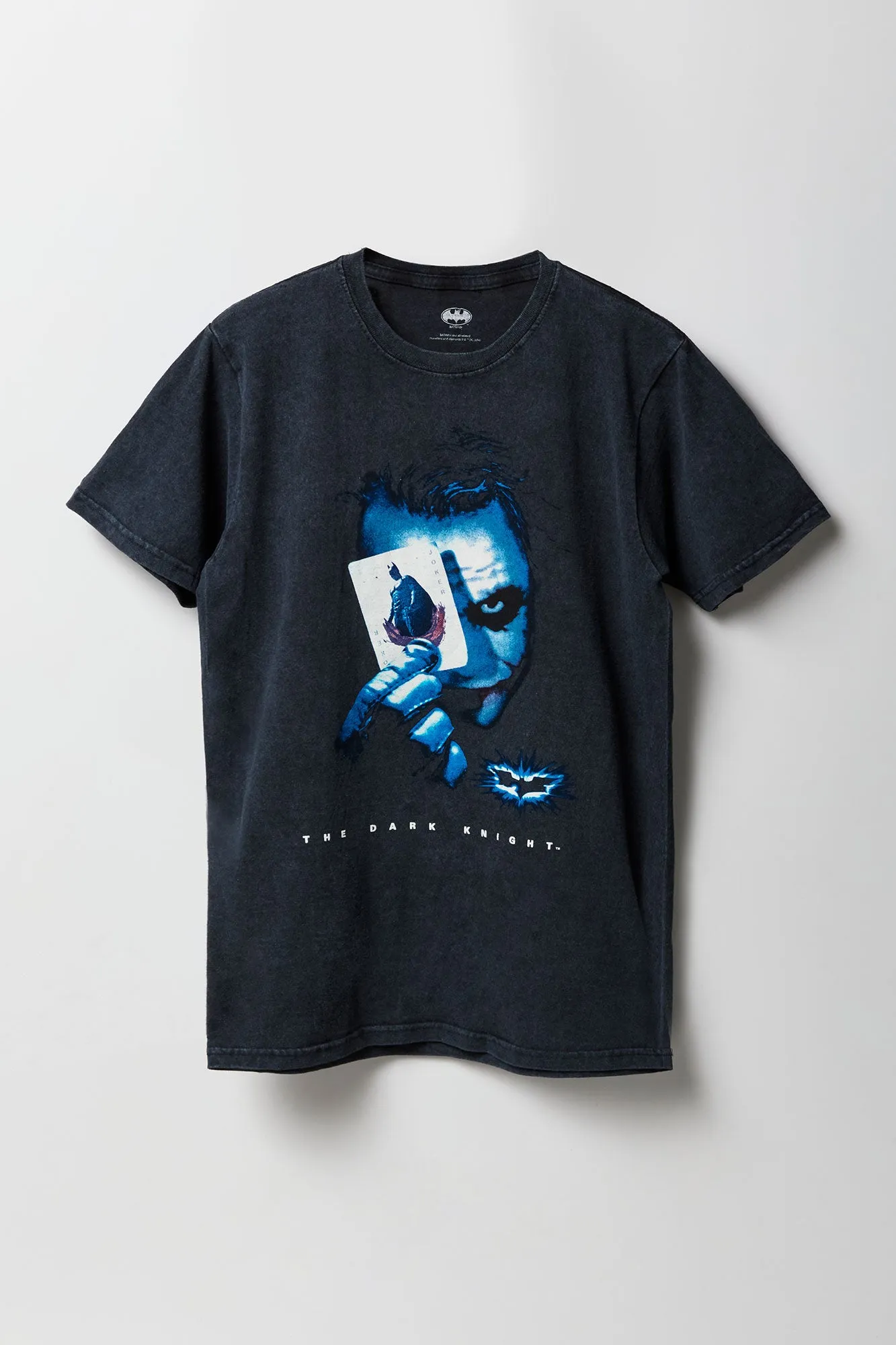 T-shirt unisexe délavé à imprimé The Dark Knight sold by Urban Planet product image thumbnail 4