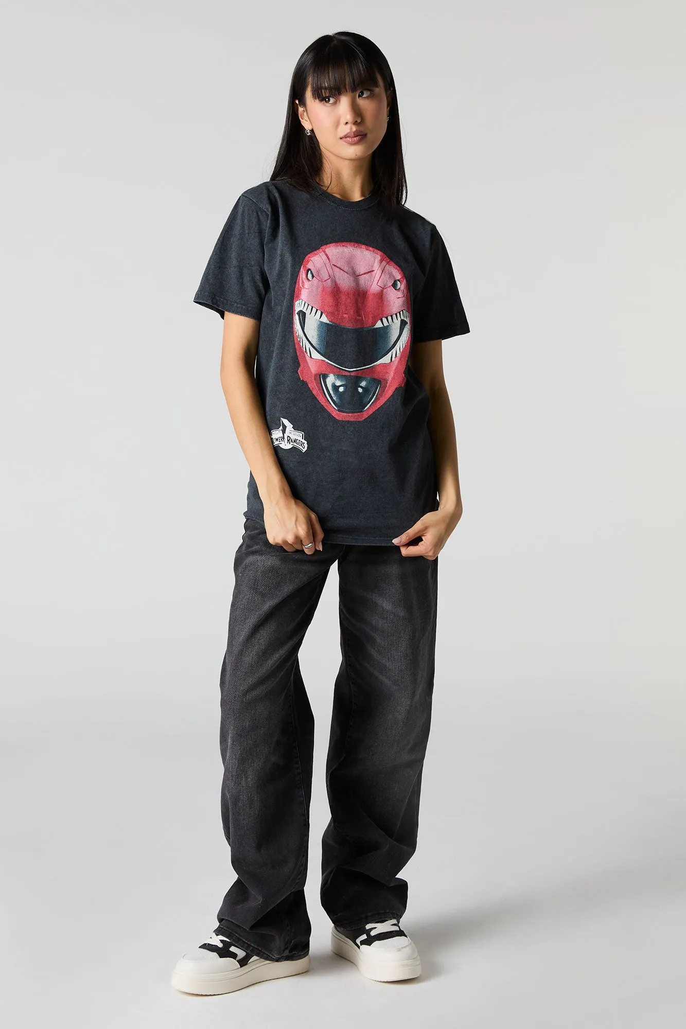 Power Rangers Unisex Graphic Washed T-Shirt sold by Urban Planet product image thumbnail 2