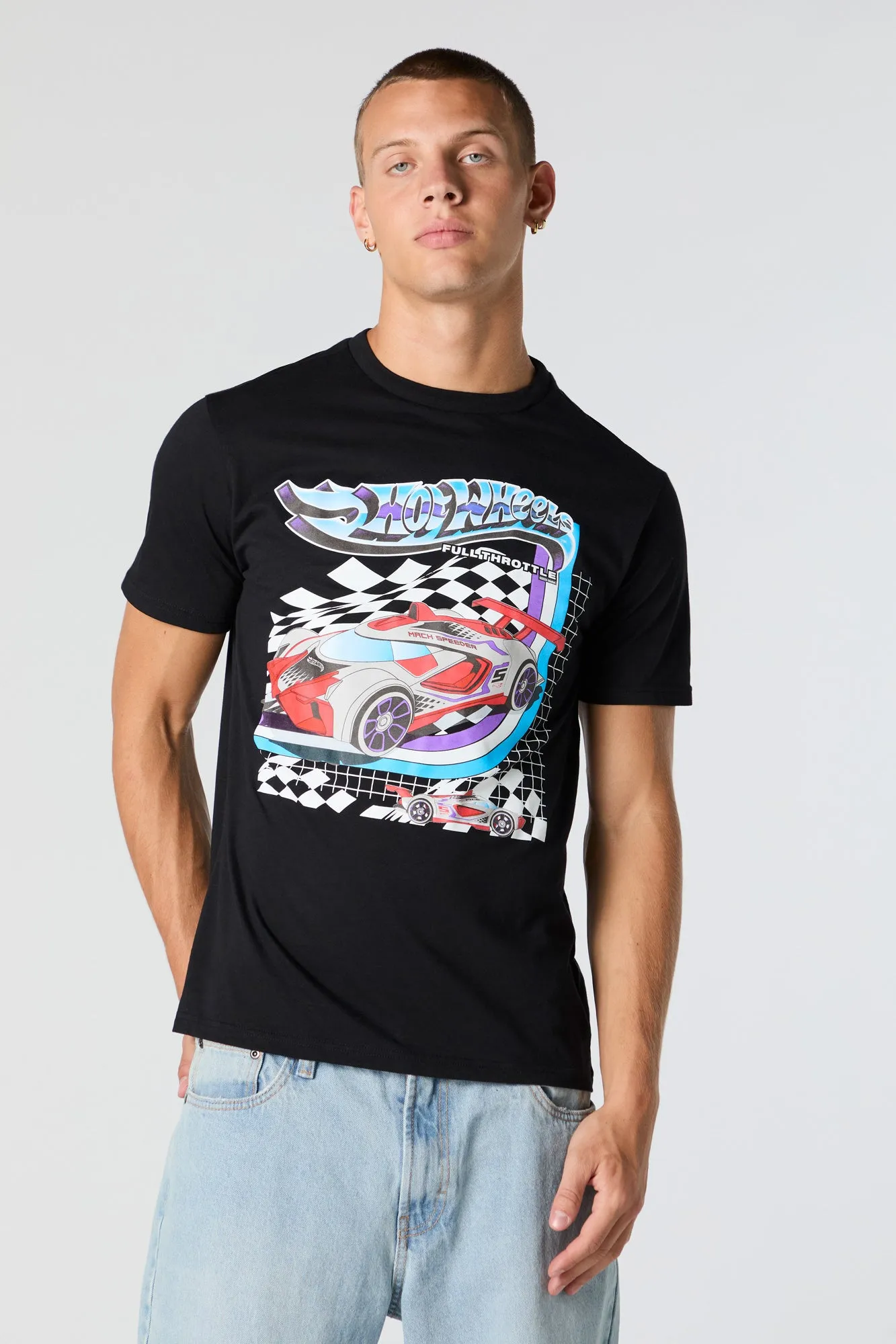 Hot Wheels™ Full Throttle Graphic T-Shirt sold by Urban Planet product image thumbnail 2