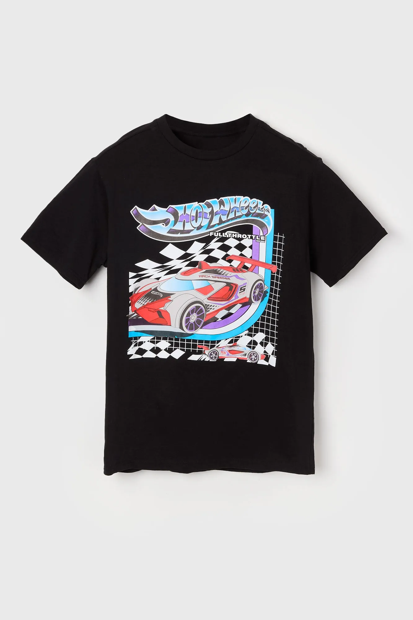Hot Wheels™ Full Throttle Graphic T-Shirt sold by Urban Planet product image thumbnail 5