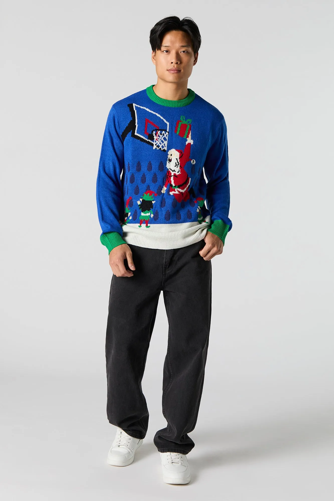 Ballin' Santa Ugly Christmas Sweater sold by Urban Planet product image thumbnail 3