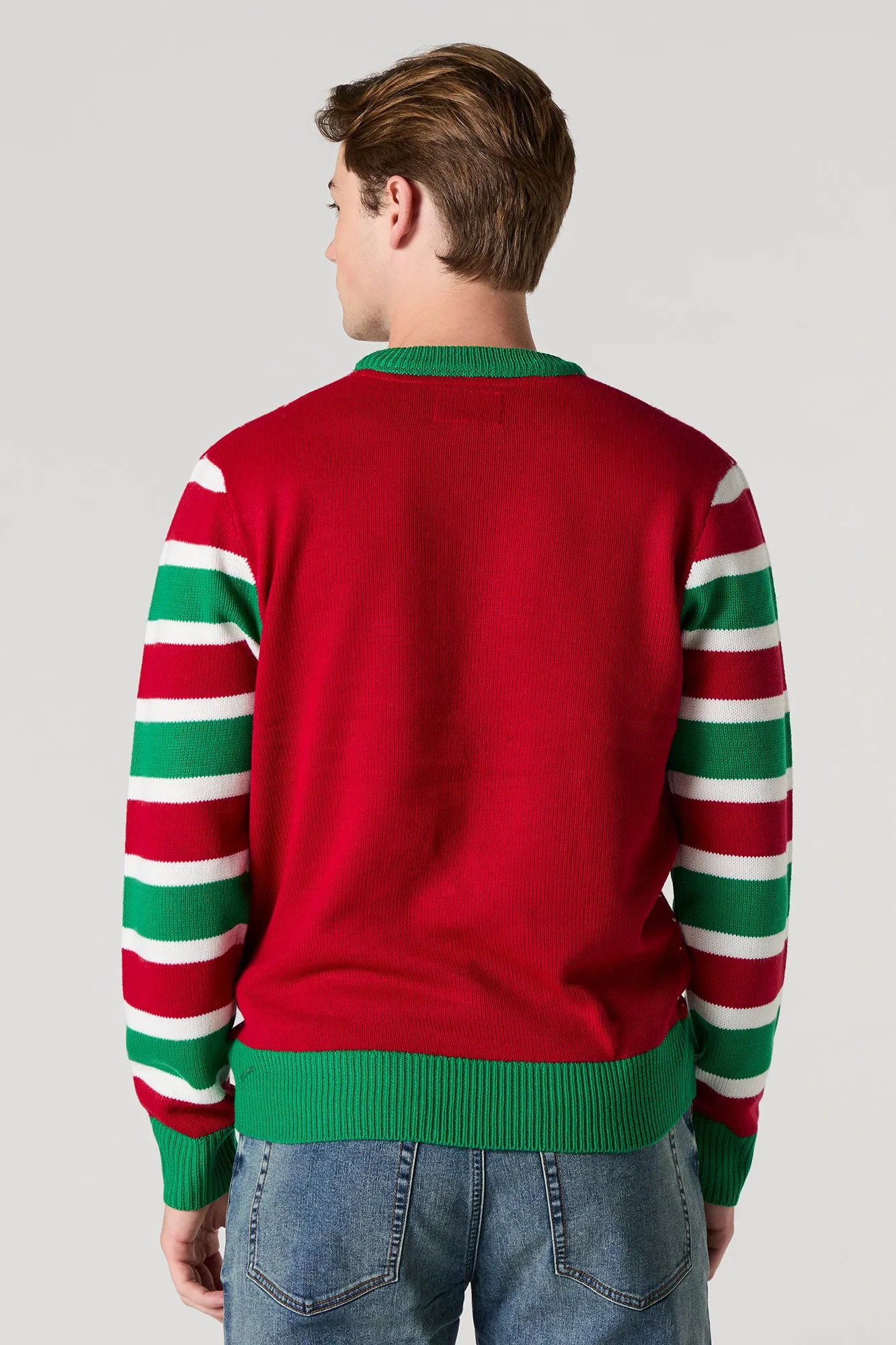 Get Lit Light Up Ugly Christmas Sweater sold by Urban Planet product image thumbnail 2