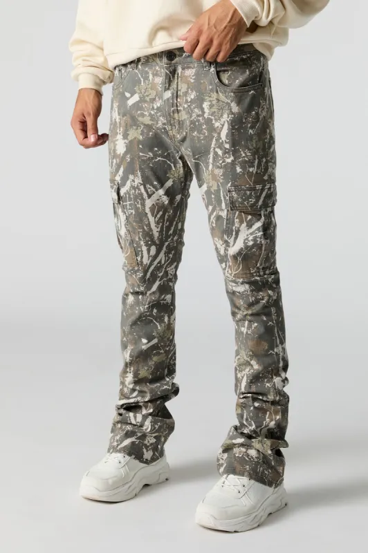 Pantalon cargo à taille empilée sold by Urban Planet