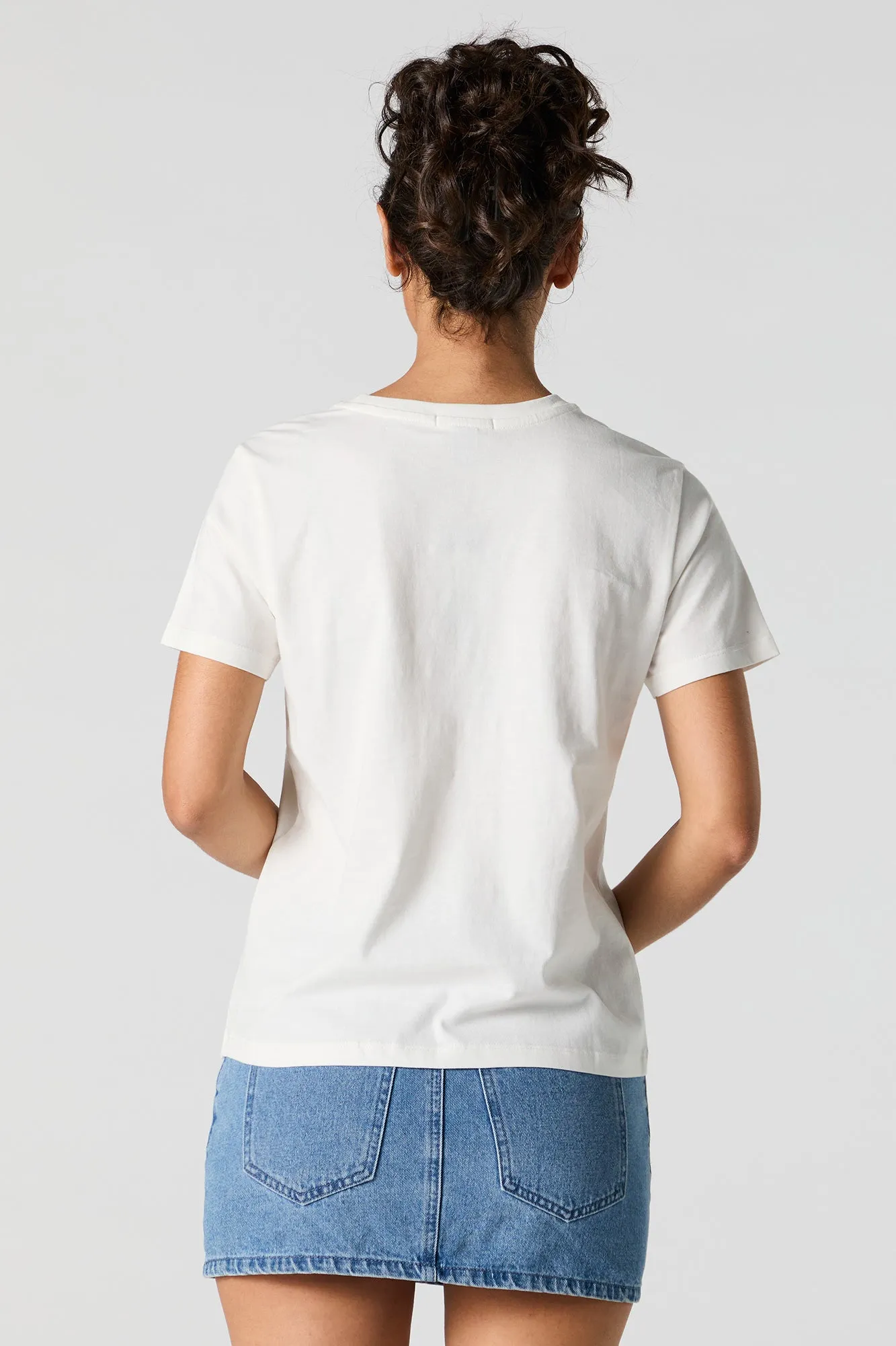 T-shirt coupe garçonne à motif brodé Westminster London sold by Urban Planet product image thumbnail 2