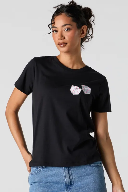 T-shirt coupe garçonne à imprimé Don't Play with My Heart sold by Urban Planet