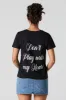 T-shirt coupe garçonne à imprimé Don't Play with My Heart sold by Urban Planet