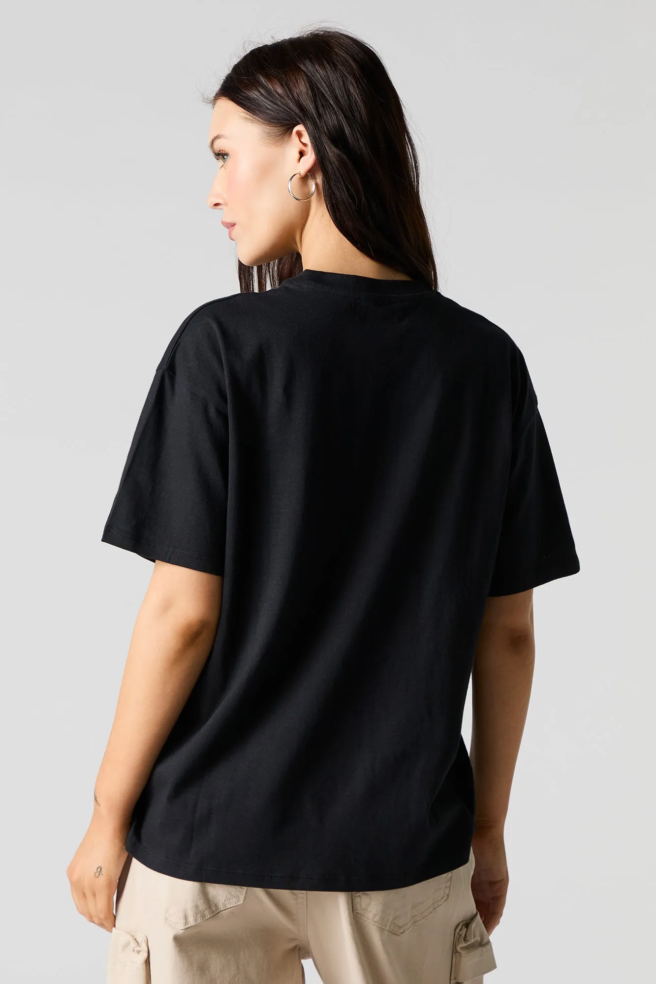 Leopard Los Angeles Graphic Boyfriend T-Shirt sold by Urban Planet product image thumbnail 2