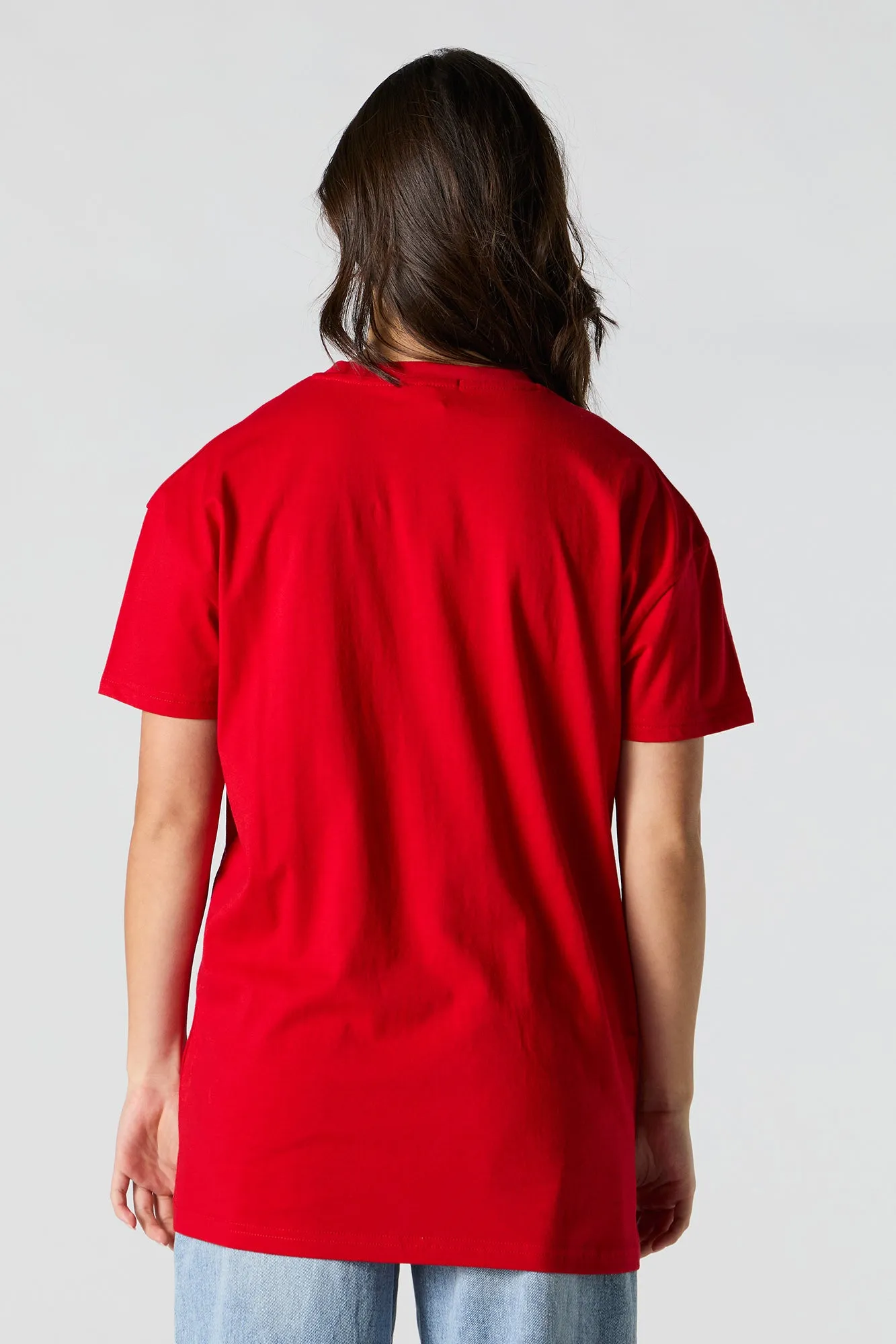 Hotter than Hell Embroidered Tunic T-Shirt sold by Urban Planet product image thumbnail 2
