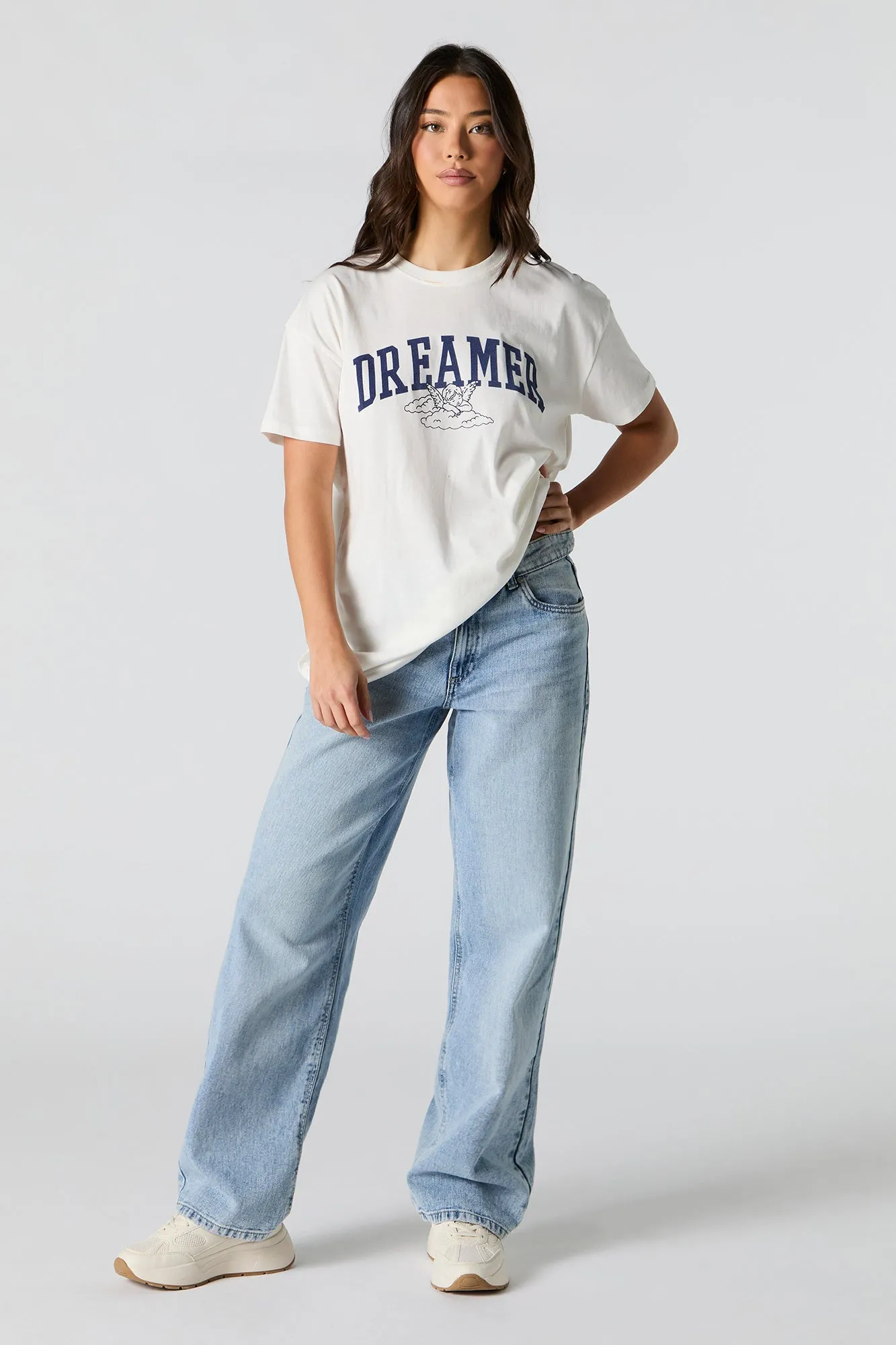 Dreamer Graphic Tunic T-Shirt sold by Urban Planet product image thumbnail 3