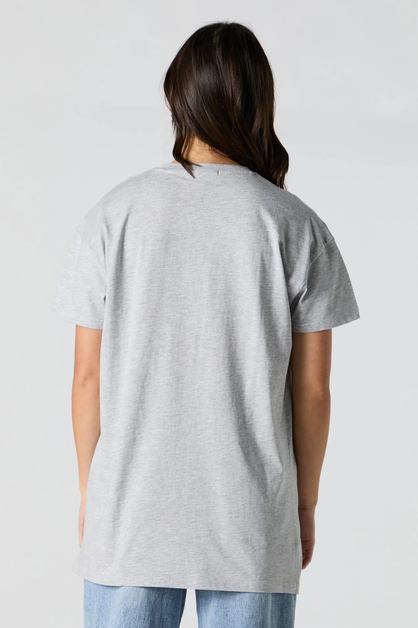 77 Rhinestone Graphic Tunic T-Shirt sold by Urban Planet product image thumbnail 2