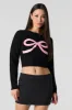Embroidered Ribbed Knit Cropped Sweater sold by Urban Planet