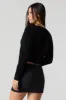 Embroidered Ribbed Knit Cropped Sweater sold by Urban Planet