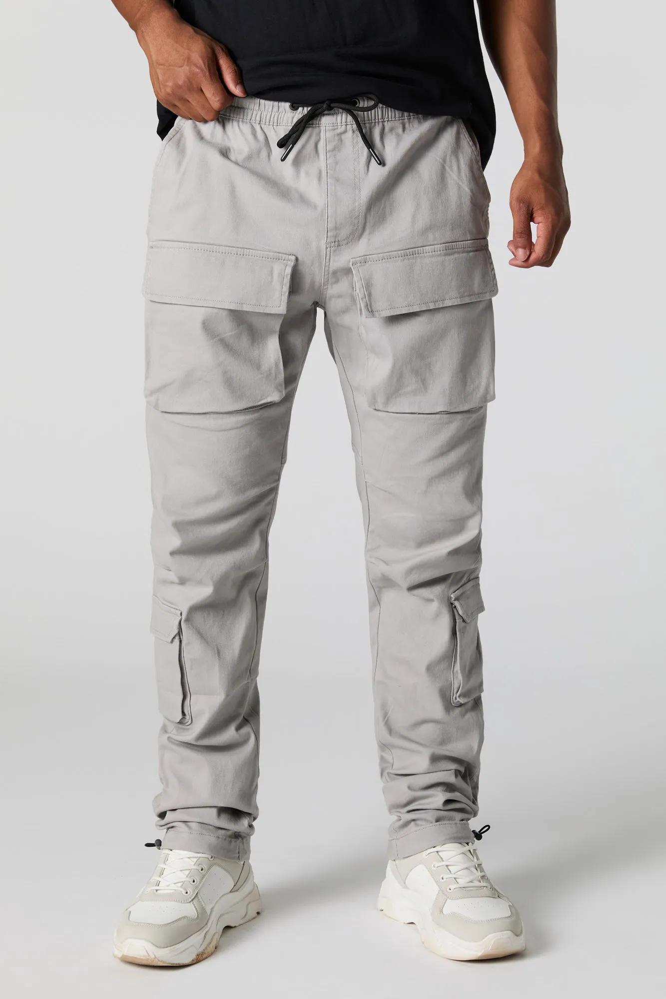 Multi Pocket Open Bottom Cargo Jogger sold by Urban Planet