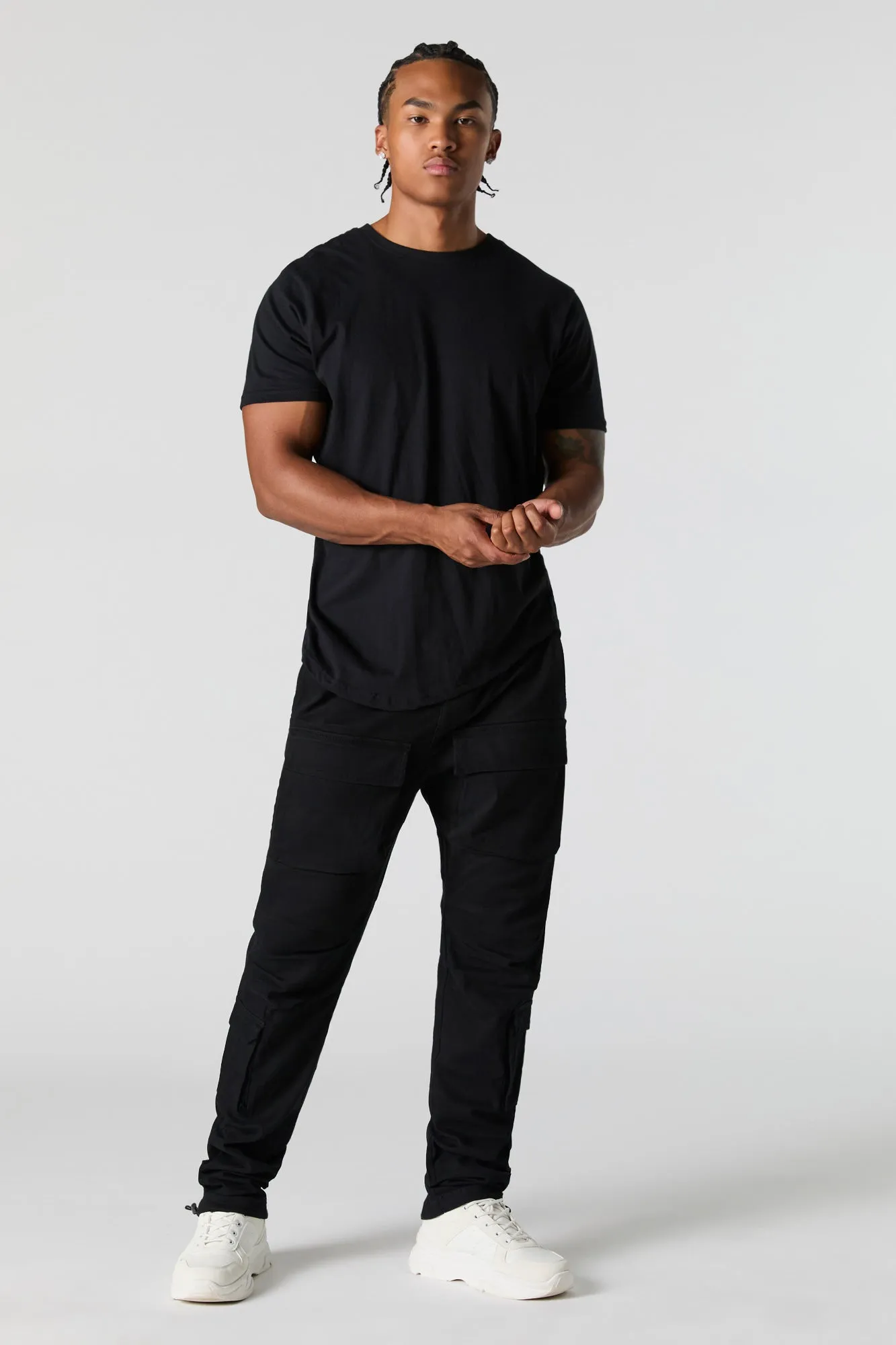 Multi Pocket Open Bottom Cargo Jogger sold by Urban Planet product image thumbnail 5