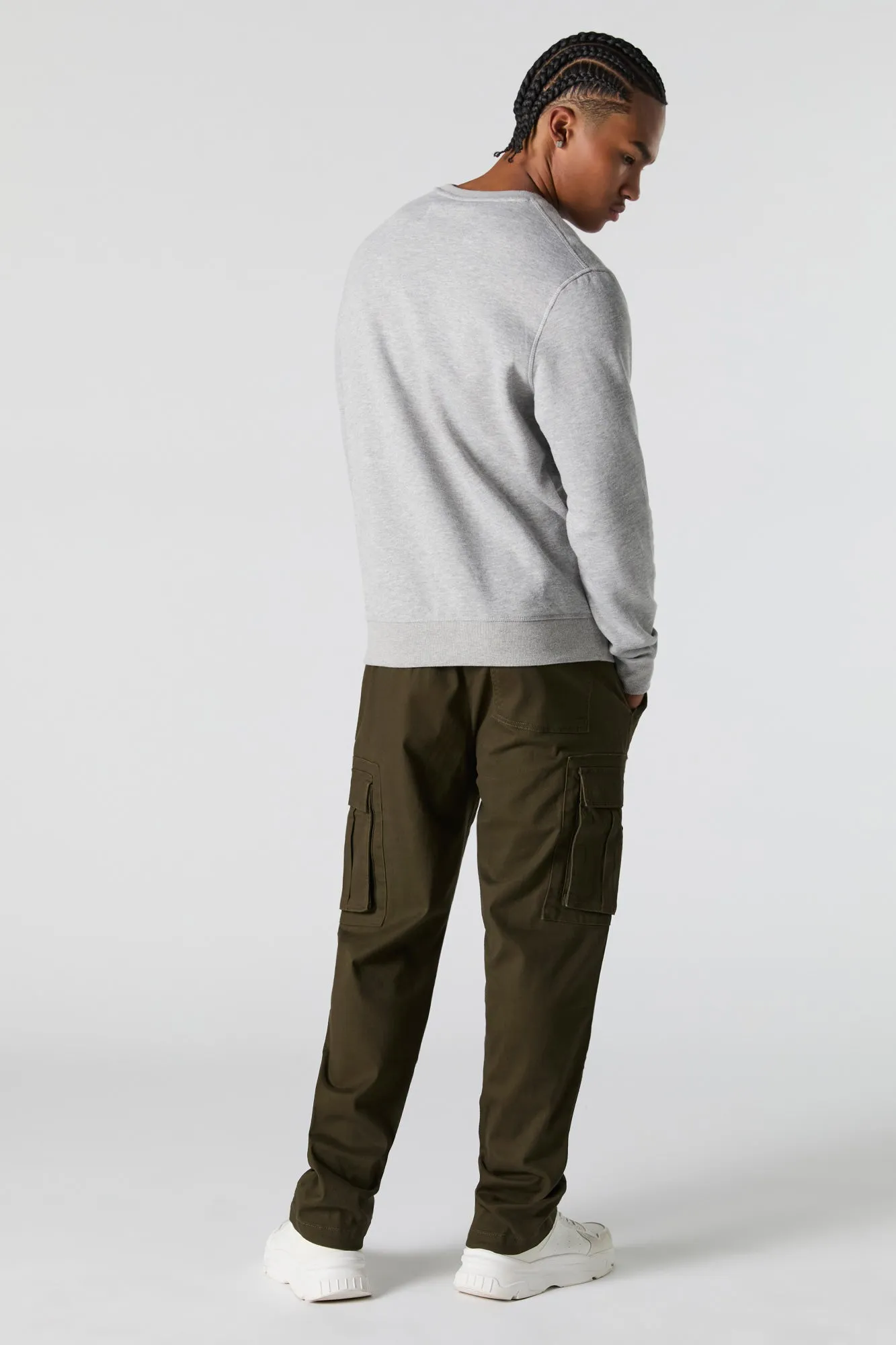 Pantalon cargo à taille coulissante avec glissière et poche sold by Urban Planet product image thumbnail 3