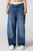 Jean ample avec bande de taille double sold by Urban Planet