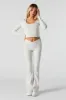 Ribbed Scoop Neck Long Sleeve Top sold by Urban Planet