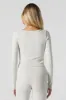 Ribbed Scoop Neck Long Sleeve Top sold by Urban Planet