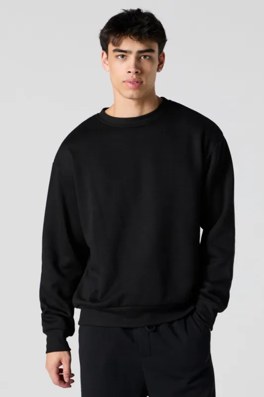 Solid Fleece Sweatshirt sold by Urban Planet