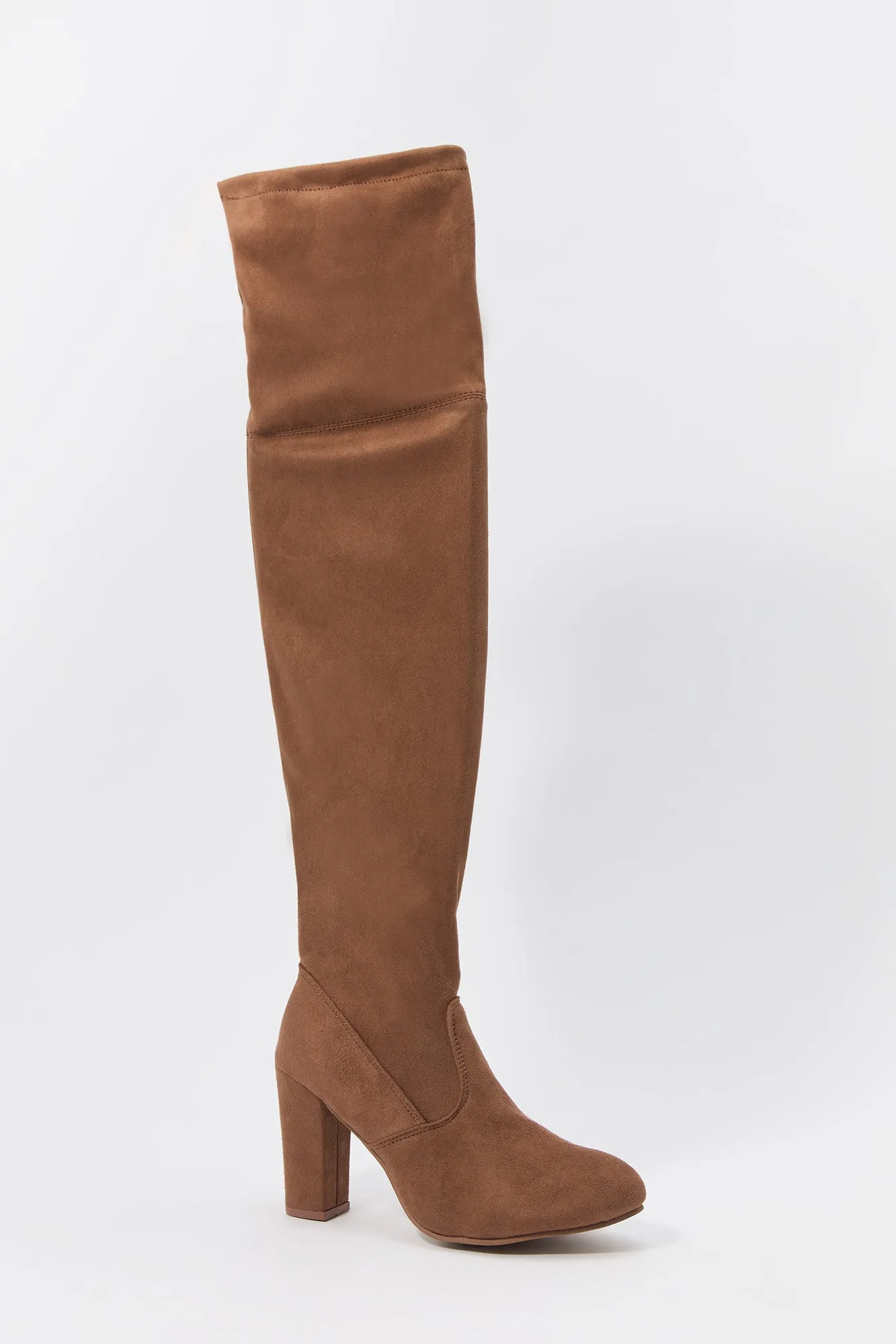 Self Tie Over the Knee Heeled Boot sold by Urban Planet product image thumbnail 5