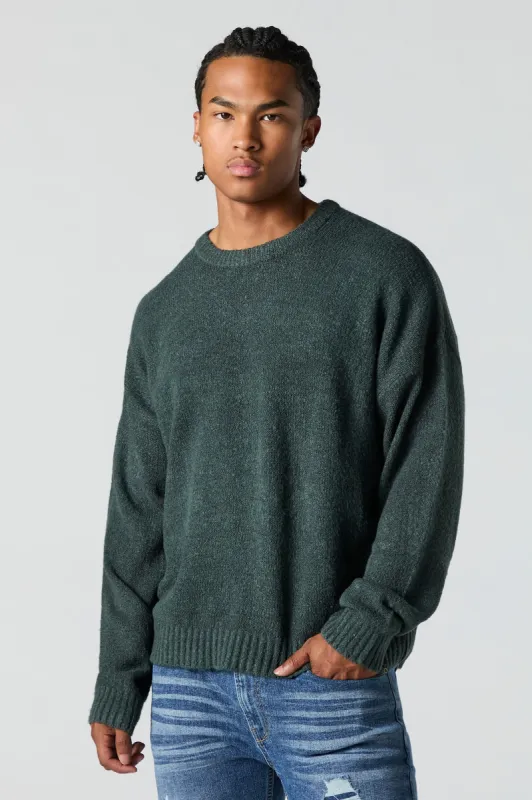 Mossy Knit Relaxed Sweater sold by Urban Planet
