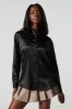 Satin Button-Up Top sold by Urban Planet