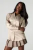 Satin Button-Up Top sold by Urban Planet