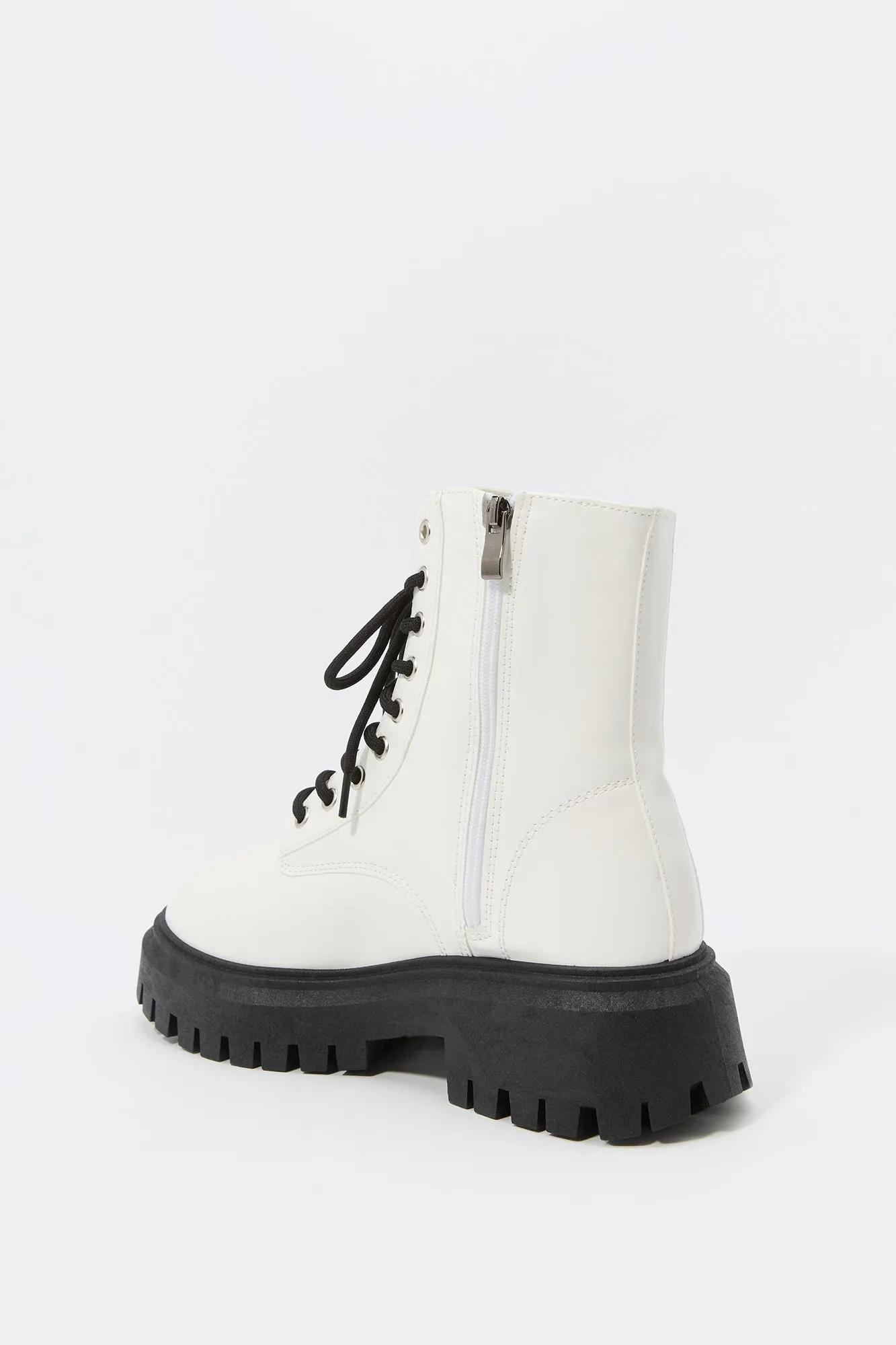 Bottes en similicuir à talon plateforme sold by Urban Planet product image thumbnail 4