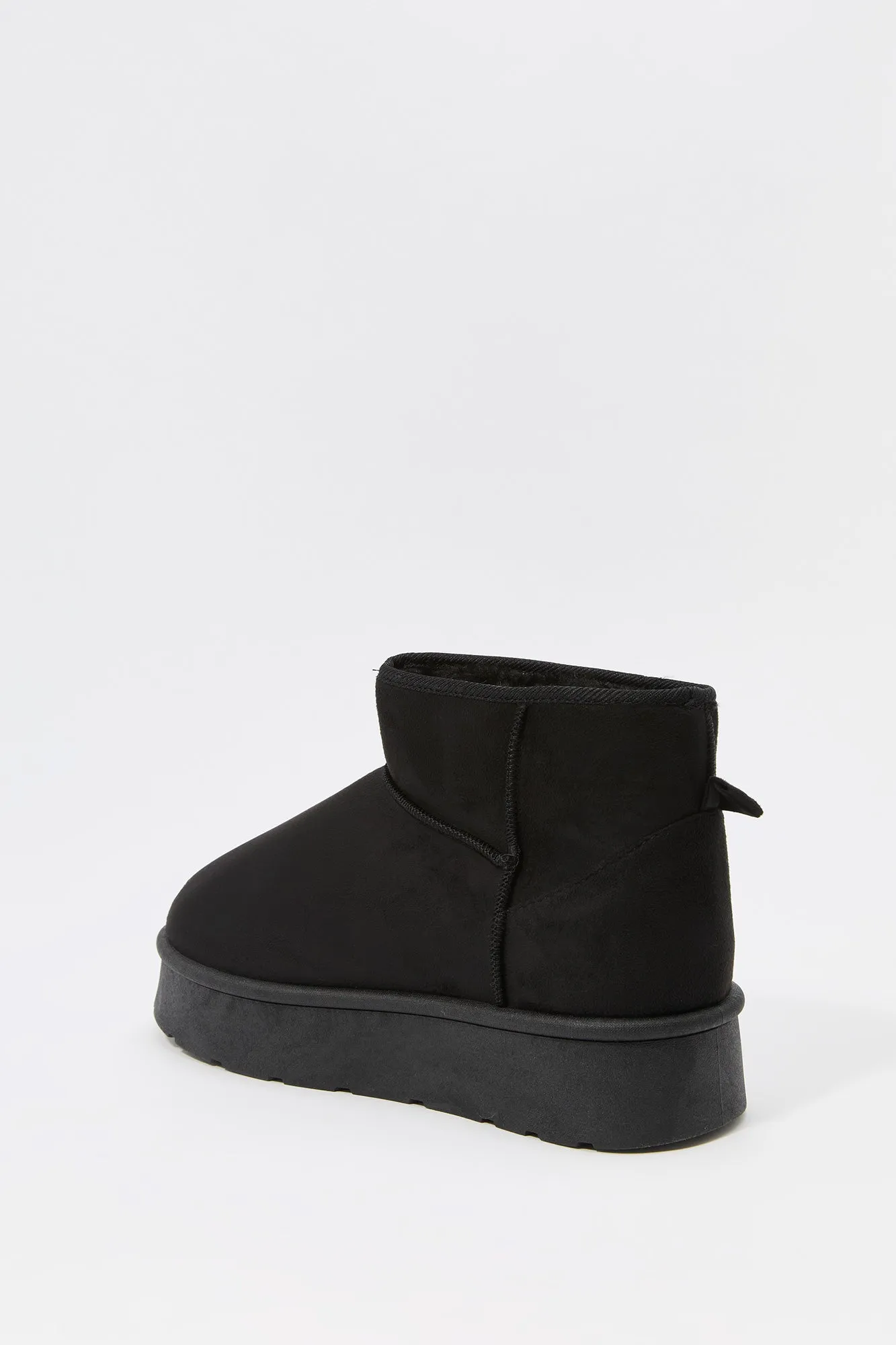 Faux Suede Platform Ankle Booties sold by Urban Planet product image thumbnail 4