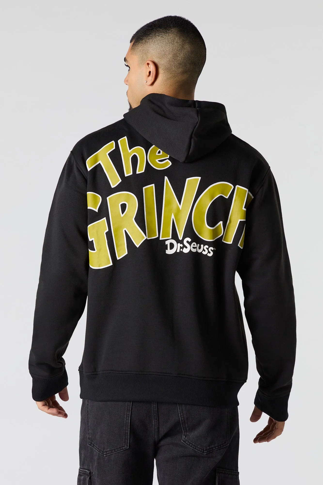 Haut à capuchon en molleton avec imprimé The Grinch sold by Urban Planet product image thumbnail 2