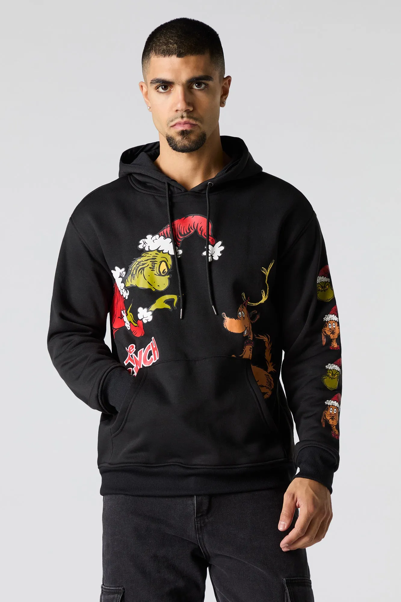 The Grinch & Max Graphic Fleece Hoodie sold by Urban Planet