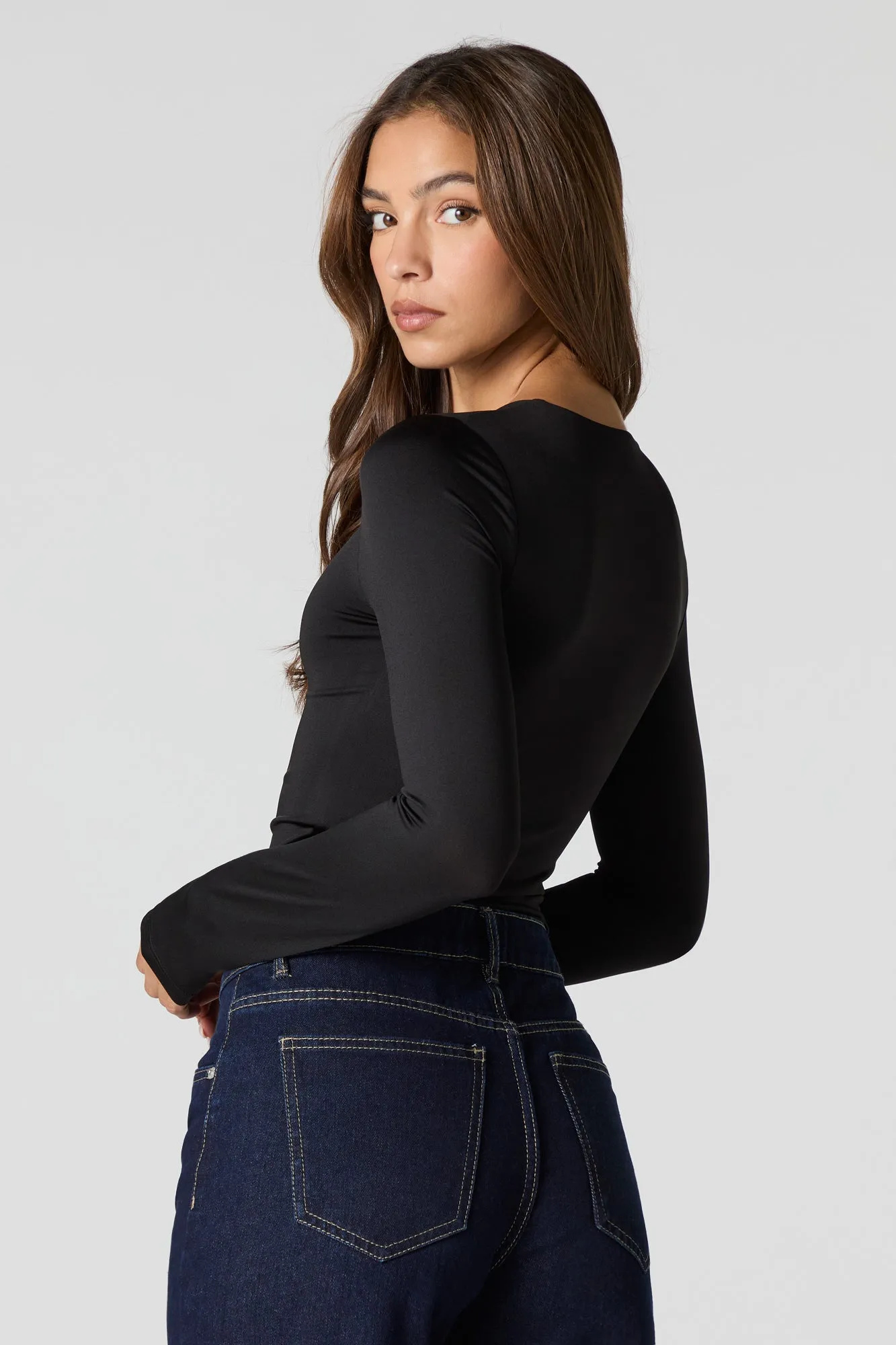 Contour Long Sleeve Top sold by Urban Planet product image thumbnail 5