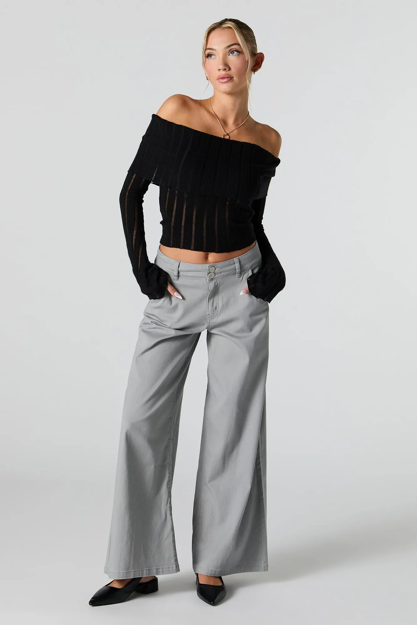 Ultra Wide Leg Pant sold by Urban Planet