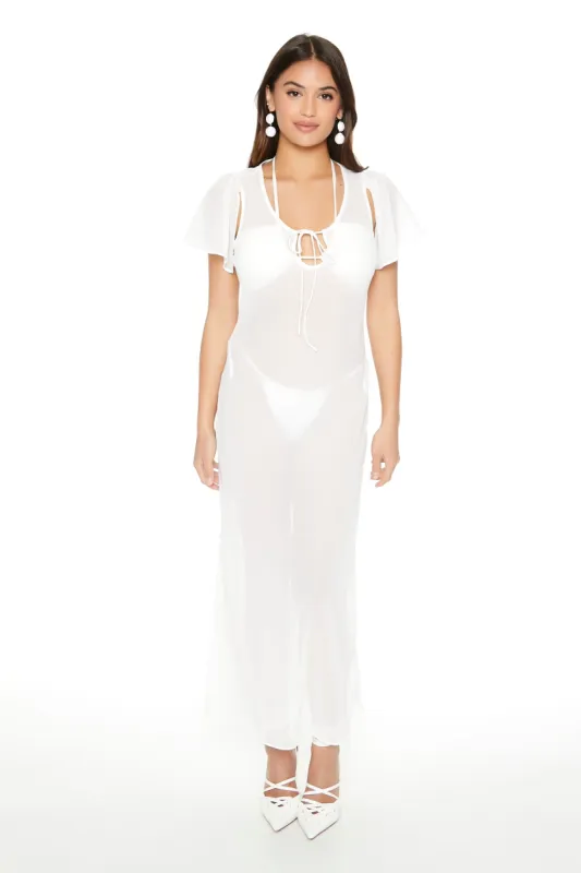 Robe maxi en chiffon diaphane sold by Urban Planet
