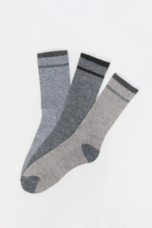 Striped Crew Socks (3 Pack) sold by Urban Planet