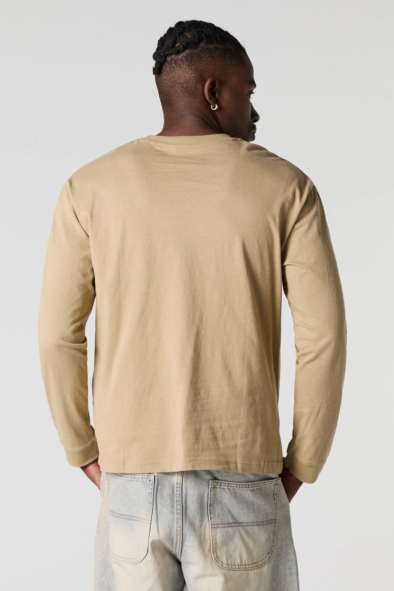 Chest Pocket Long Sleeve Top sold by Urban Planet product image thumbnail 2