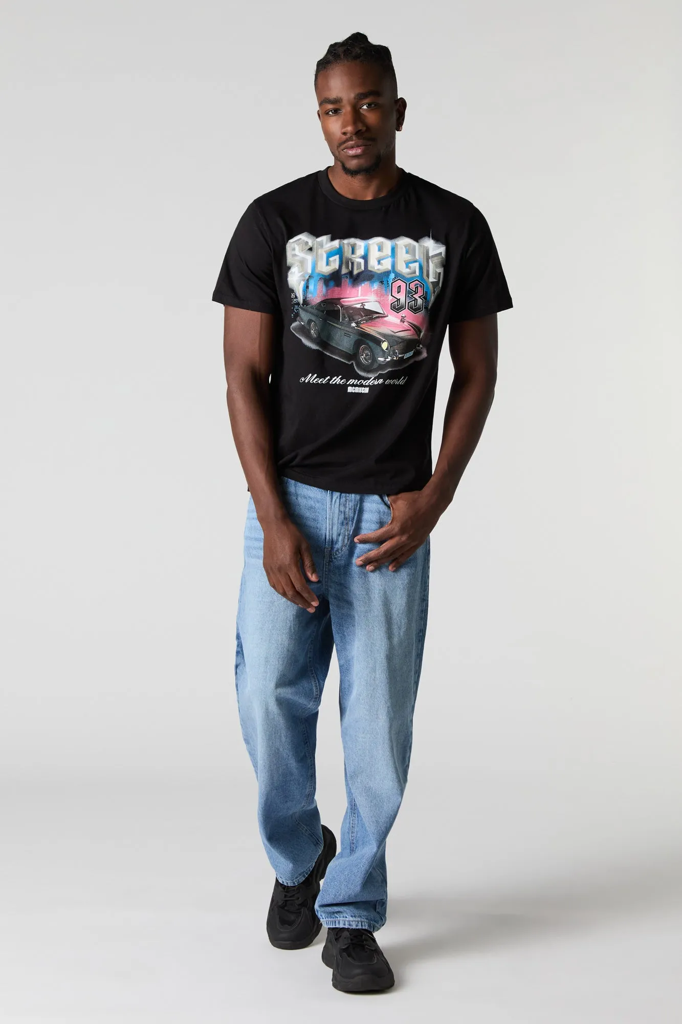 Street 93 Graphic T-Shirt sold by Urban Planet product image thumbnail 3