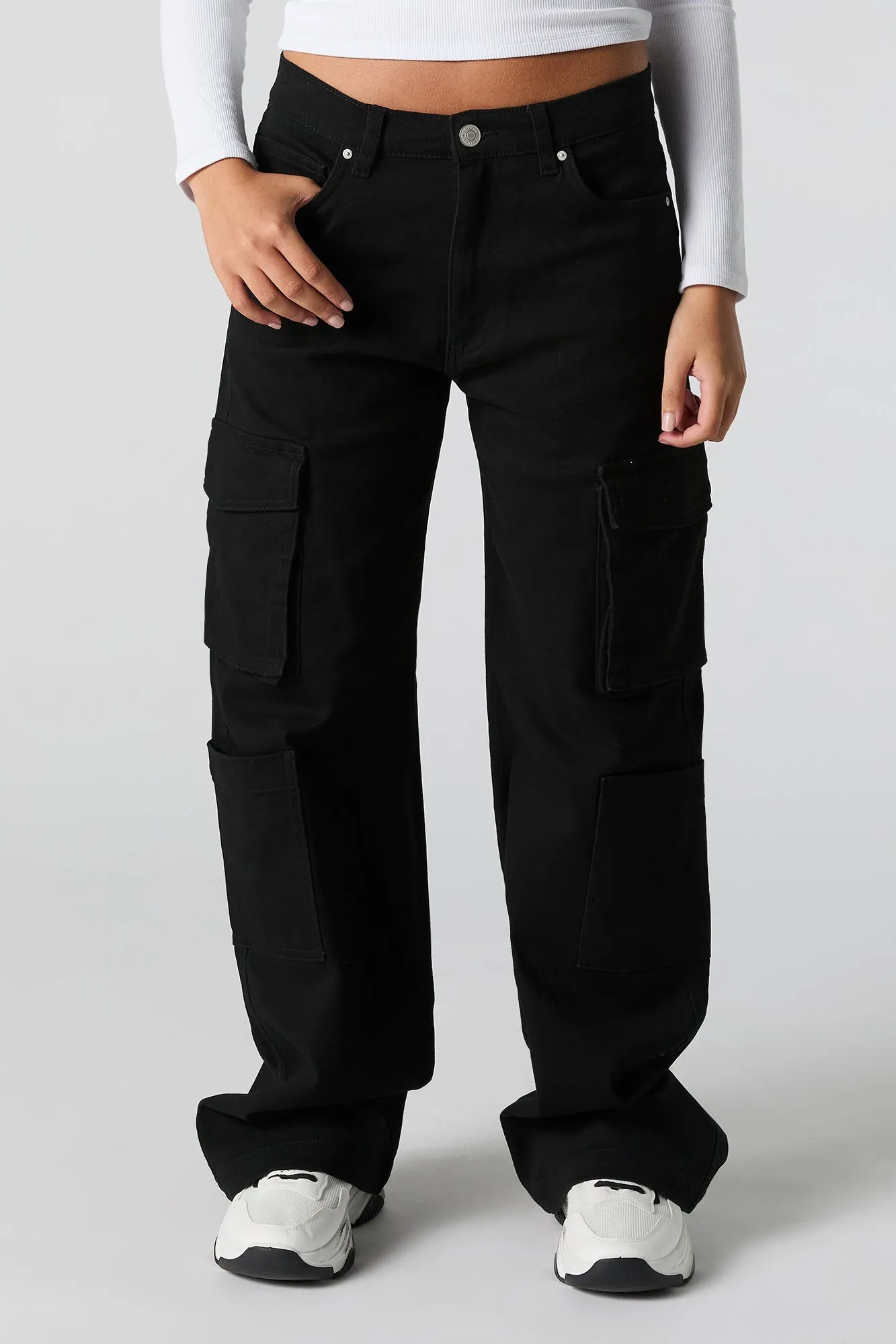 Pantalon cargo baggy à multiples poches sold by Urban Planet product image thumbnail 5